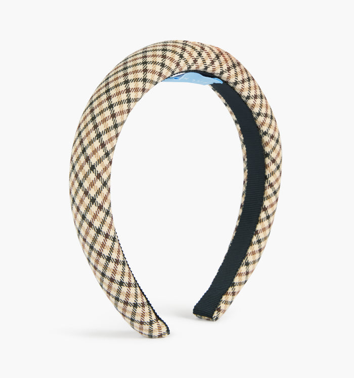 The Cleo Headband - Hertford Houndstooth