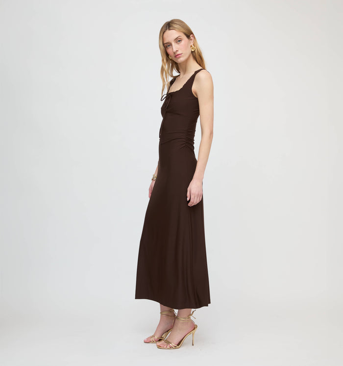 The Coraline Dress - Chocolate