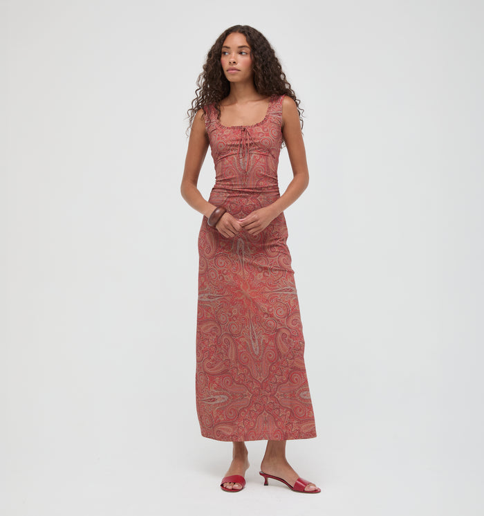 The Coraline Dress -  Cypress Paisley