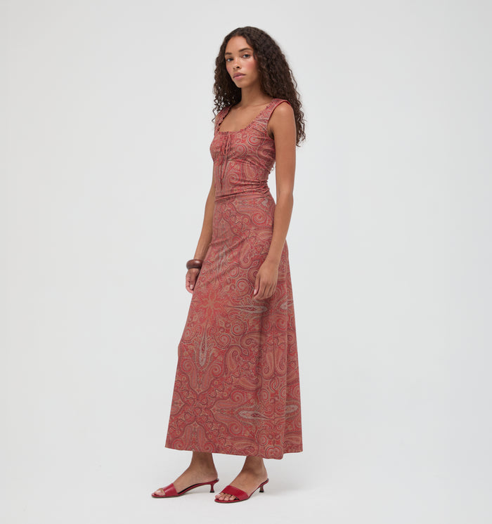 The Coraline Dress -  Cypress Paisley