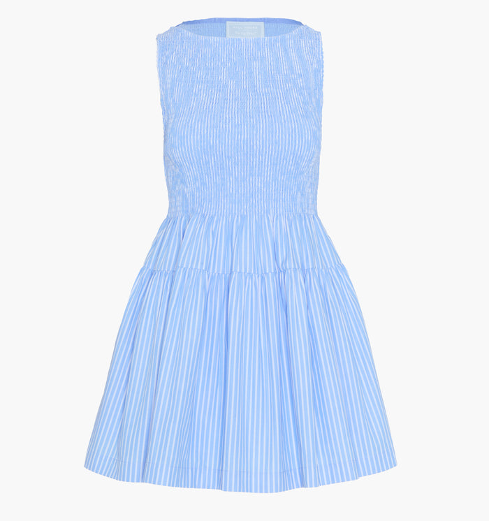monogram: blue-stripe