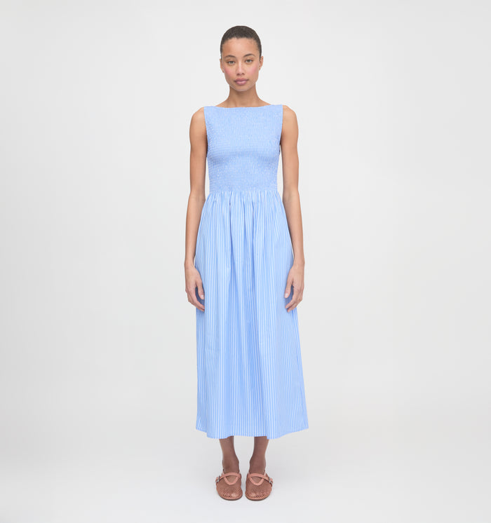 The Cosima Nap Dress - Blue Stripe