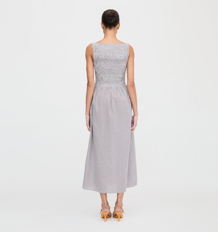 The Cosima Nap Dress - Chocolate Gingham