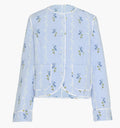 The Cropped Rowan Jacket - Bluebell Waltz