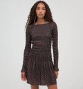 The Dalia Mini Nap Dress - Duke Dot Chocolate
