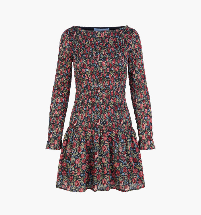The Dalia Mini Nap Dress -  Jacobean Sprig