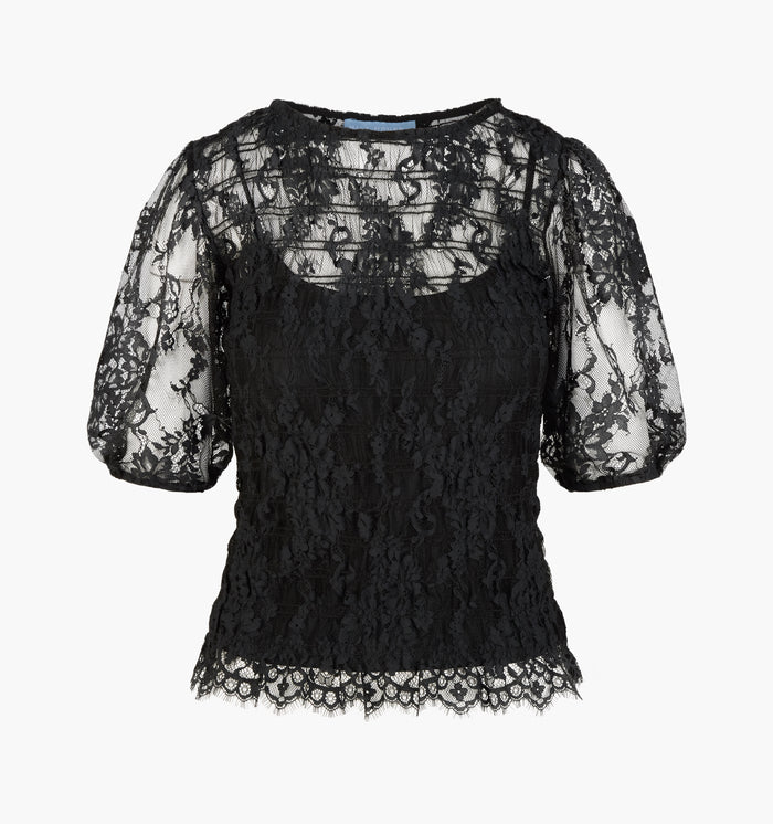 The Dalia Nap Top -  Black