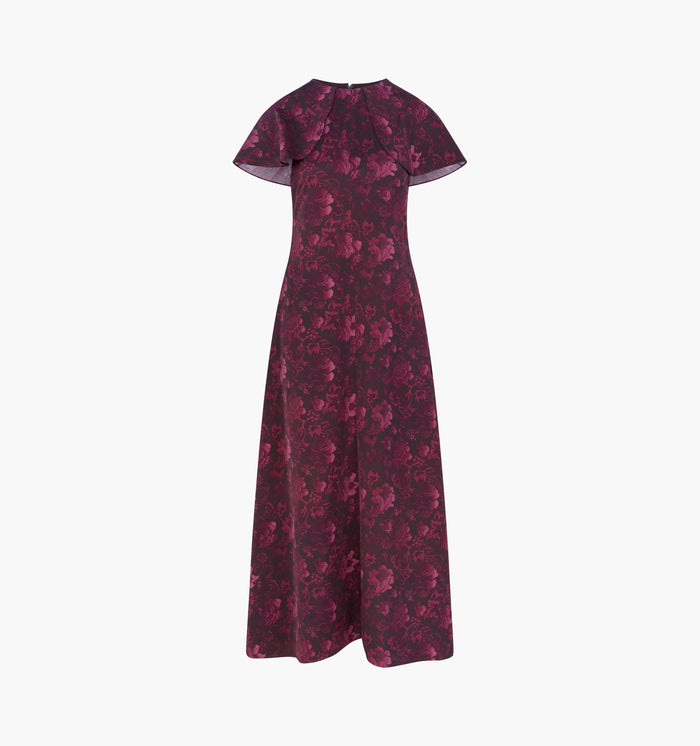 The Davina Dress - Annabelle Botanica Burgundy