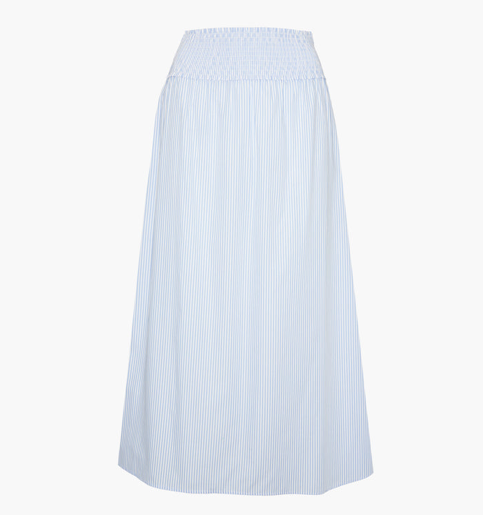 The Delphine Nap Skirt - Blue/White Stripe