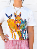 The Donkey Paint Tee