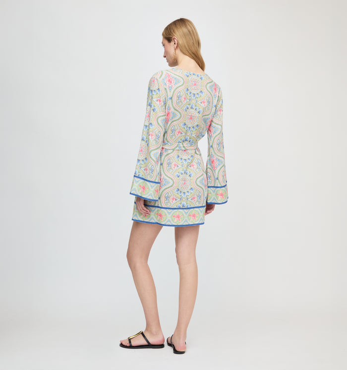The Doris Mini Tunic - Sea Scroll