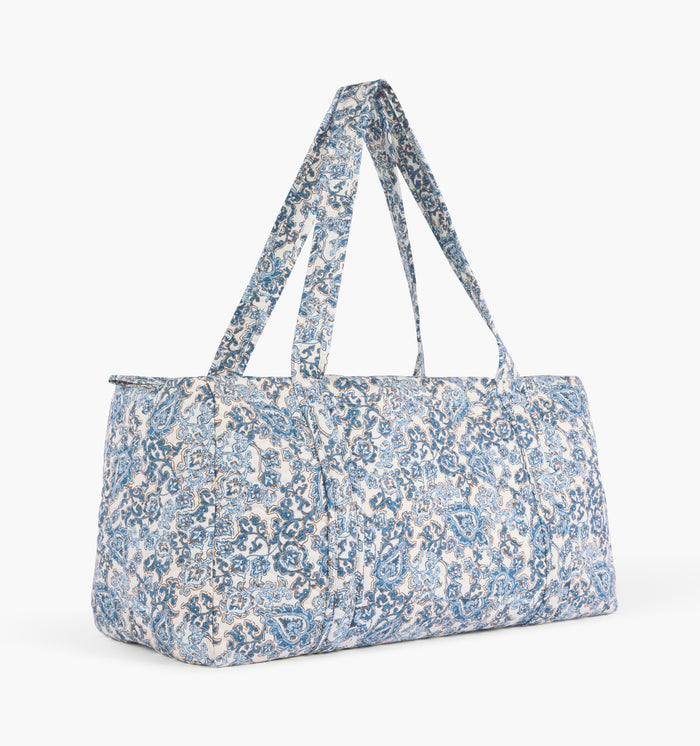 The Duffle Bag -  Chedworth Paisley Blue