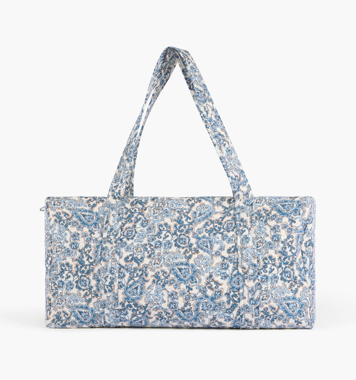 The Duffle Bag -  Chedworth Paisley Blue