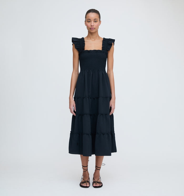 The Ellie Nap Dress - Black Crepe