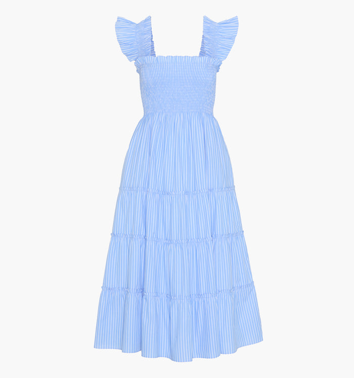 monogram: blue-stripe