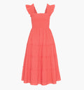 monogram: coral-daisy-broderie