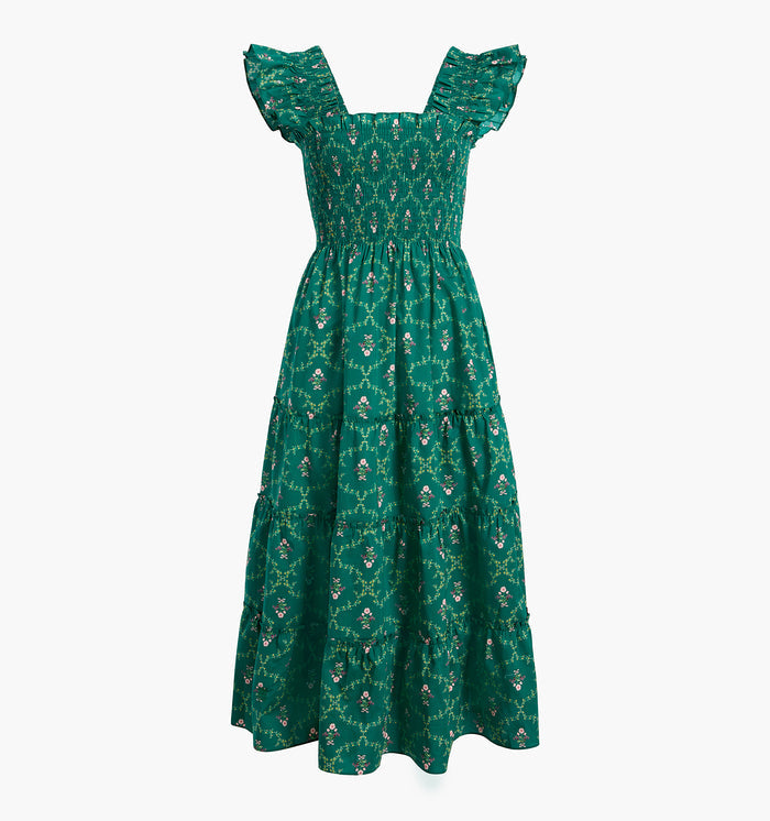 monogram: emerald-trellis