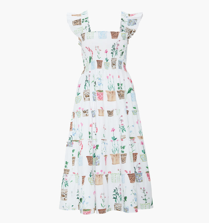 The Ellie Nap Dress - Flower Pots