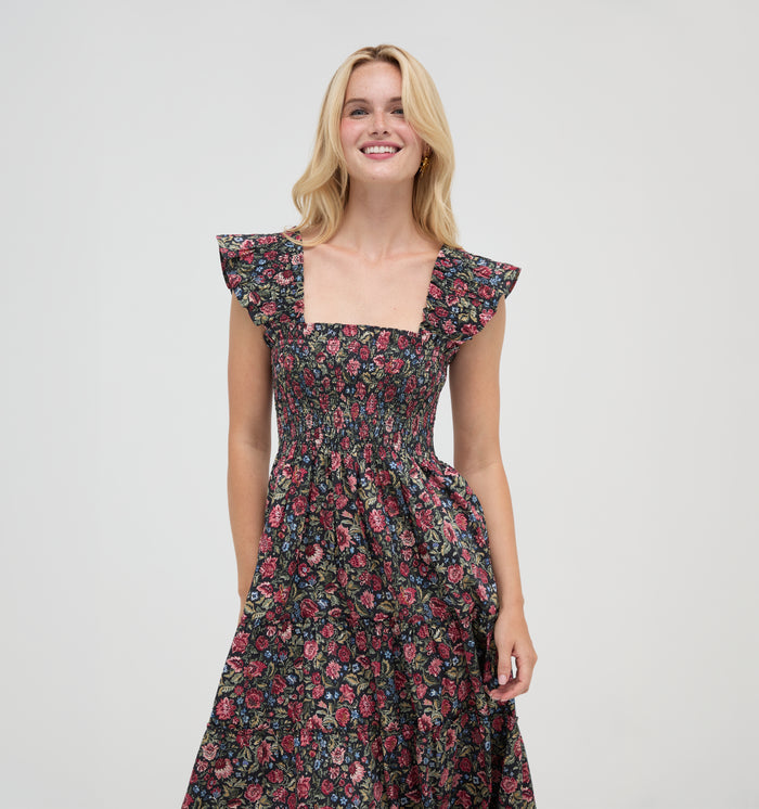 The Ellie Nap Dress -  Jacobean Sprig