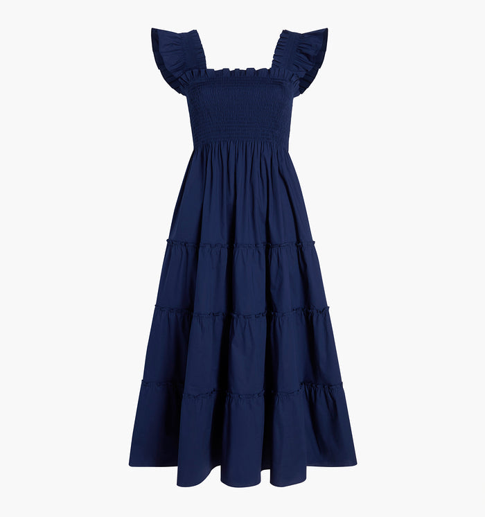monogram: navy-poplin
