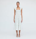 The Ellie Nap Dress - Pastel Trellis