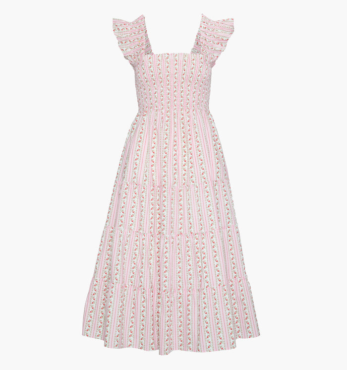 monogram: pink-floral-dot-stripe