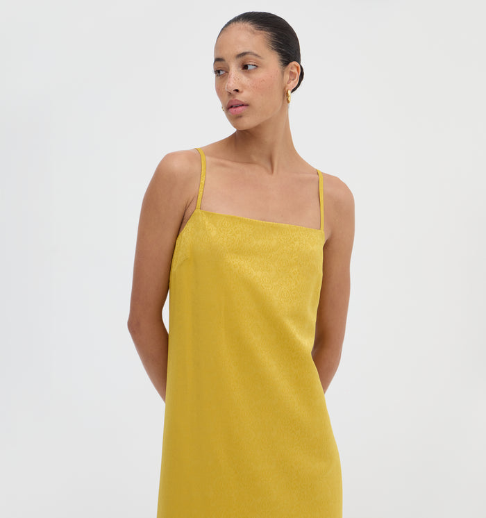 The Erini Dress -  Regent Paisley Burnt Ochre
