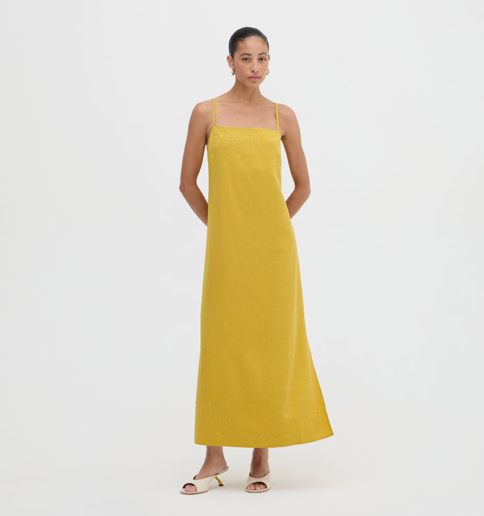 The Erini Dress -  Regent Paisley Burnt Ochre