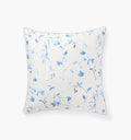 Botanical Euro Sham color:blue botanical