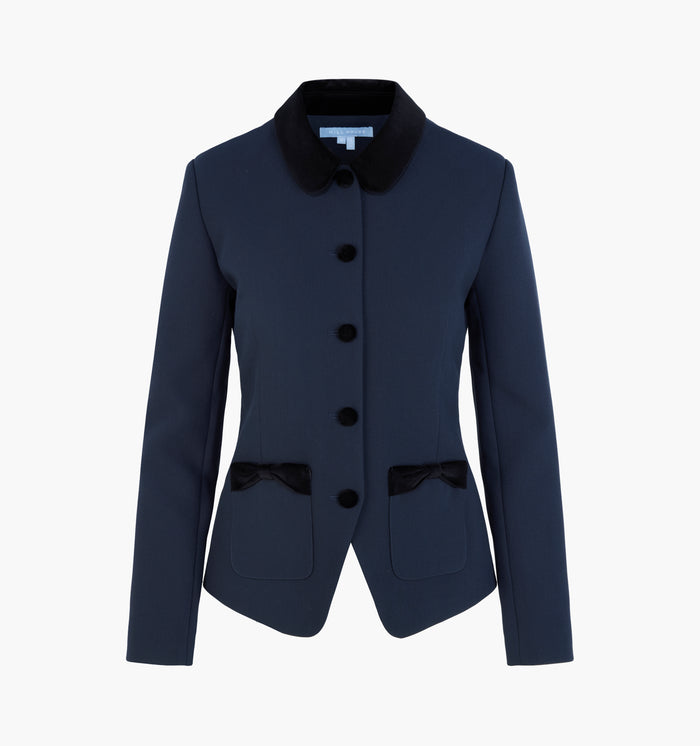 The Evalina Jacket - Navy