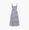 The Fiona Dress -  Chedworth Paisley Blue