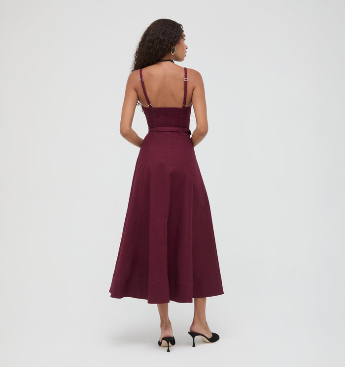 The Fiona Dress -  Mulberry