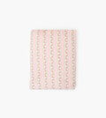 The Fitted Sheet - Pink Floral Dot Stripe
