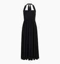 The Fleur Midi Dress - Black Jersey