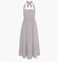The Fleur Midi Dress - Chocolate Gingham