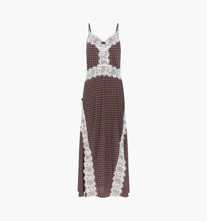 The Francesca Dress - Duke Dot Chocolate