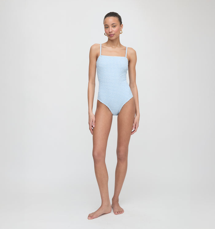 The Giana One Piece - Blue Gingham