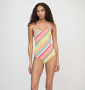 The Giana One Piece - Sherbet Stripe