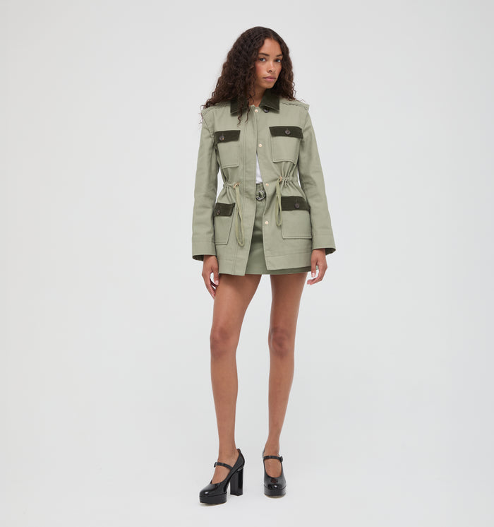 The Gillian Jacket -  English Sage