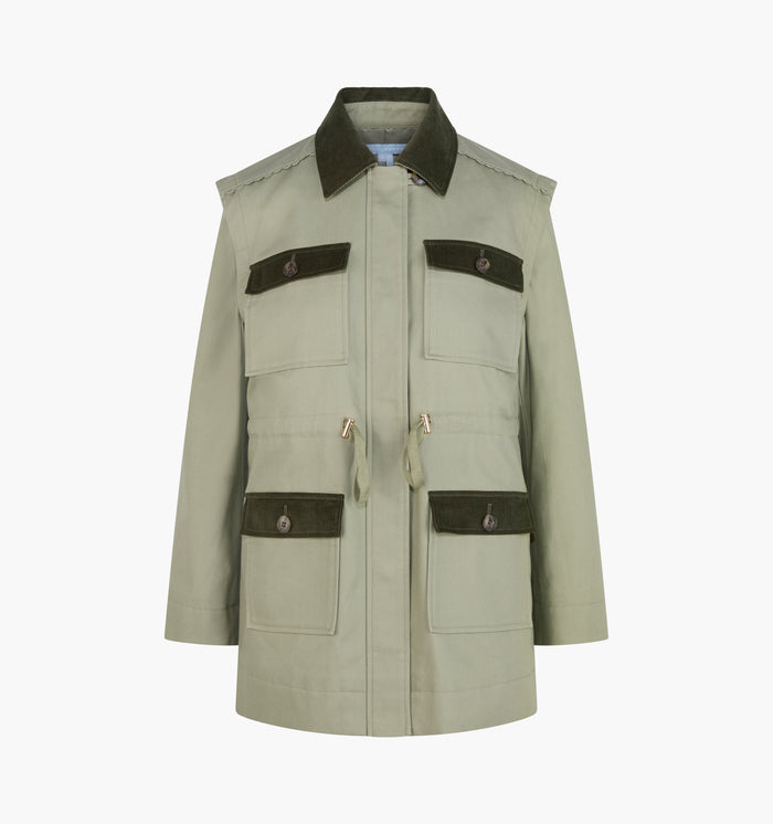 The Gillian Jacket -  English Sage