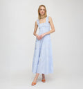 The Goldie Nap Dress - Blue/White Stripe