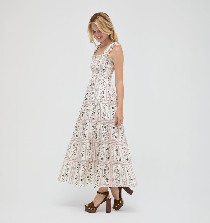 The Goldie Nap Dress -  Kelmscott Ribbon Stripe