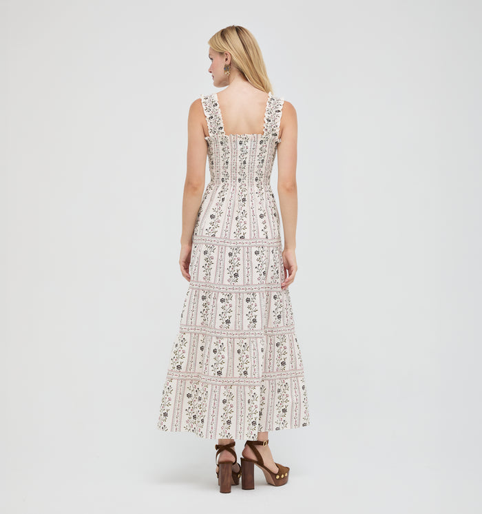 The Goldie Nap Dress -  Kelmscott Ribbon Stripe