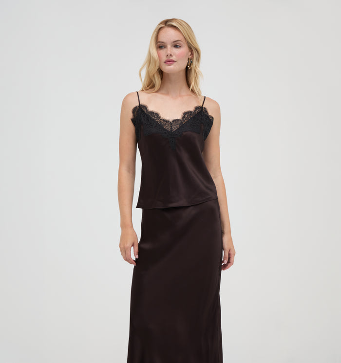 The Gracie Top -  Chocolate