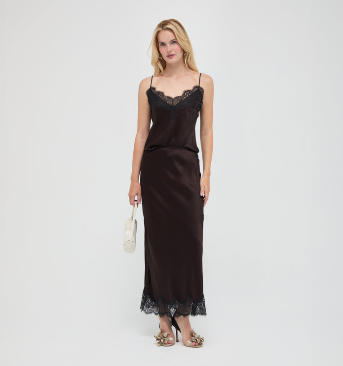 The Gracie Top -  Chocolate