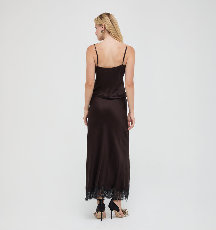 The Gracie Top -  Chocolate