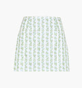 The Hallie Skirt - Brocade Vine Stripe