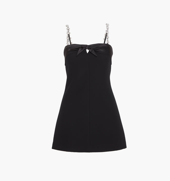 The Hayley Dress in Black color: Black