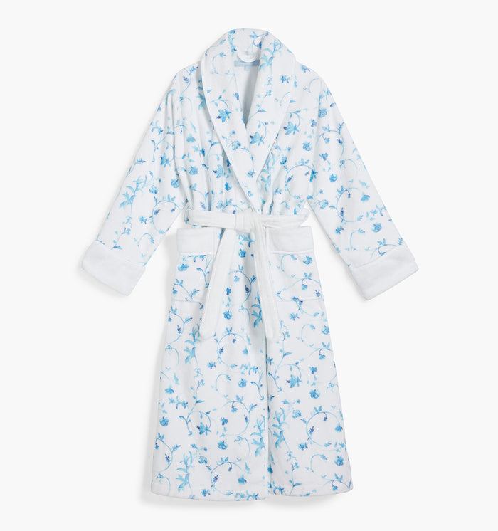 The Hotel Robe - Blue Botanical