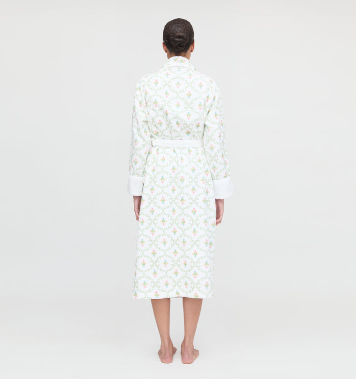 The Hotel Robe - Pastel Trellis